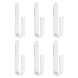 6PCS Hat Racks for Baseball Caps Acrylic Wall Mounted Self Adhesive Hat Storage Holder Wall Hat Hook V1294-YM0901-3116240033113