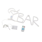 BAR Letters Shaped LED Neon Light Shop Signs Light for Party Bar Home DecorPink V1294-YM0901-3119200027013