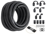 8AN Fuel Line Kit, 6.1 m Fuel Hose Kit, 1.0 cm Nylon Stainless Steel Braided Fuel Line V952-QCYYRYRG12G2QDX9GV0