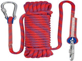Rope - 10 Meters - 10mm Thickness - Includes Carabiner - Sturdy Climbing Rope for Magnet Fishing V1188-NK-BOL-91
