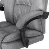 Artiss Executive Office Chair Footrest Grey OCHAIR-G-1051-FT-GY