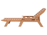Chaise Chair, 181 kg Weight Capacity, 6 Positions Adjustable Patio Chair, Outdoor HDPE V952-HDPESLTYGDTYYCZAV001V0