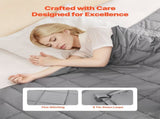 Weighted Blanket, 11 kg, 2235 x 2640 mm King Size, Cooling Breathable Heavy Blanket with Glass V952-JZMTDLBT25LBE74QP001V0