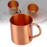 Hand Polished Pure Copper Straight Drinking Mug, Rolled Rim Insulated Cup Matching Copper Mug And V1366-AZ2-W-16878