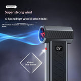 Electric Air Duster- Super Power Blower, 6-Gear Adjustable Mini Blower with Fast Charging, V1192-AZ-W-2758