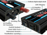 4000W Car Inverter Converter Charger Adapter 12V to 220V or 110V with Dual USB V1237-ZY-528-280