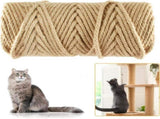 50M Sisal Rope for Cat Scratchers, Cat Scratching Sisal Rope 6mm Natural Jute Hemp Rope, Ideal for V1259-DP01-A-3994