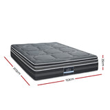 Giselle Mattress 35cm Hybrid Pocket Spring Euro Top Queen MATTRESS-FE35-Q