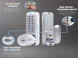 Mechanical Keyless Door Lock with Handle for Garage Office V63-955011
