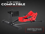Heavy Duty Motorcycle Motorbike Stand Front Wheel Chock Trailer Transport V379-MOTORSTANDF001