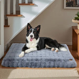 Comfortable Pet Bed with Removable Cover and Anti Skid Base V767-P-XD1836-2XL-GY