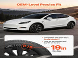 Hubcaps Wheel Covers for 2021-2024 Tesla Model Y, 19 Inch Set of 4 Wheel Rim Cover Hubcaps OEM Style V952-ZYLGGYGH4JTTCEXU9001V0