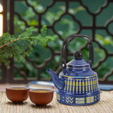 Enamel Water 1.1L Enamel Teapots Vintage Stovetops Large Capacity Coffee Pots Boiling V1188-MS-227-1465