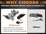 Ignition Switch Lock Cylinder 1K0905851B for Volkswagen VW Jetta 2.5 GTI MK5 Rabbit Golf EOS Tiguan V1258-DP02-C-845