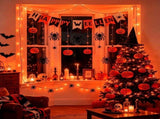 LED White Christmas Lights Outdoor, String Lights Plug in Extendable, 8 Modes Christmas Tree V1107-1246-1246-ORG-30M300