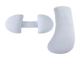 Giselle Bedding Cooling Pregnancy Pillow Adjustable Maternity Pillow for Sleeping, Body Pillows for PILLOW-MAT-COOL-AD-BL