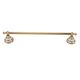 Towel Bar European Style Single Rod Hanging Bath Towel Holder Copper Towel Rack for Bathroom Toilets V1294-YM0706-3112230063912