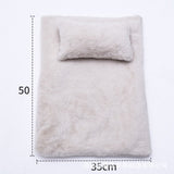 Solid Wood Pet Cat Dog Bed Wooden Puppy Home Bed Pet Supply M Sizes w/Pillows V488-PCPBP-M