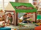 CARLA HOME Kids Clubhouse Play Tent - Green - Outdoor Play Equipment Play Tents & Tunnels V178-36490
