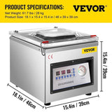 DZ-260C Digital Vacuum Sealer Food Vacuum Sealing Packing Machine 220V V952-DZ-260ZKBZJ400W01V3