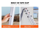 Aluminum Grade Rod, 14-Feet/8ths 4 Sections Telescopic Measuring Rod, Double-Sided Scale 1/8in V952-YZCLG14YCFEEVMVL0V0