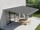 Outdoor Folding Arm Awning Retractable Sunshade Canopy Grey 3.0m x 2.5m V63-842721