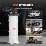 Fluid Extractor, 6.5 Liters Capacity, Pneumatic/Manual Oil Changer Vacuum Fluid Extractor with V952-SDCYQ7LQD20083X6NV0