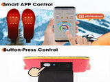 Rechargeable Heated Insoles with Bluetooth APP Control 3 Heat Settings , Trim-to-Fit, V1232-JRKCXD002