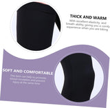 1Pair Thermal Cycling Leg Warmers for Men Women Fleece Lined Knee Sleeves for Outdoor Sports V1188-WTJ-LZZ-00896
