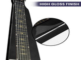 Karrera 29in 6-String Lap Steel Hawaiian Guitar - Black ELE-LAP-6S-BK