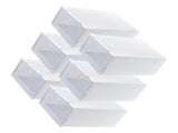 6PCS Shoe Storage Box Large White Thickened Transparent Clamshell Shoe Organizer Case for Home V1294-YM0626-3117220281511