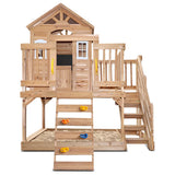 Lifespan Kids Silverton Play Centre With Rock Climbing Wall V572-LKPC-SILVT-B