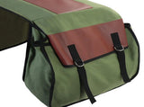 Bike Bag,Waterproof Leather Bicycle Cargo Rack Saddle Bag Double Bicycle Rack Bag for Mountain Bike V1369-AZ3-W-01678