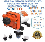 Seaflo 55PSI Pressure 12V Water Pump 11.3LPM For Caravan RV Boat Camper Trailer V201-SFLO0012ORV5543AU