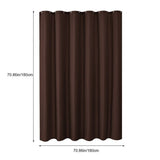 Shower Curtain Or Liner Fabric, Soft Hotel Quality Cloth Shower Liner, Light-Weight & Machine V1366-AZ2-W-12716
