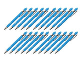 20Pcs Multifunction Touching Screen Pen with Ballpoint Pen Retractable Metal Ballpoint Pen 1.0mm Tip V1370-AZ4-12864