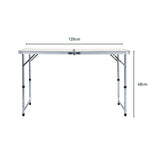 KILIROO Camping Table 120cm Silver V227-5227101002080