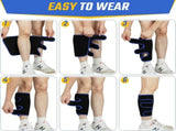 Calf Compression Sleeve Calf Brace, 1 Pair Adjustable Splint Compression Calf Wrap Sleeve, Calf V1370-AZ4-17692