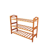 Bamboo 3 Tiers Layers Storage Shoe Rack & Organiser V1181-HO0162