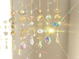 Sun Catcher Crystal Hanging SunCatchers Healing Crystals for Indoor Window, Home Decor, Car Charms V1366-AZ2-W-13390
