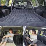 SOGA 2X Black Inflatable Car Boot Mattress Portable Camping Air Bed Travel Sleeping Essentials CARMAT013X2