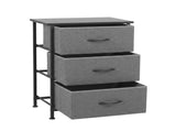 Artiss Chest of 3 Drawers Storage Dresser Tallboy Grey DIY-CDR-3D-GY