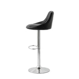 2 Diamond Style Padded Leather Barstools w/ Adjustable Height V196-BS524B_K