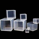 5pcs Silicone Cube Mold for DIY Art Crafts Smooth Flat Interior V1192-AZ-W-27004