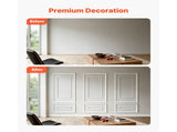 Wall Molding 3 Pack, Wainscoting Panels Kit with Dual-Line Wide & Narrow Profile, Lightweight V952-QMSTJBYXWS319E0MN001V0