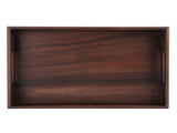 Rectangular Wooden Serving Tray with Grooves Breakfast Food Tray for Tea Coffee Fruit SnackS V1294-YM0718-3118200256311