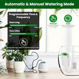 Automatic Plant Watering System Indoor Drip Irrigation Kit with Timer & Pump, Rechargeable V1107-119-09135
