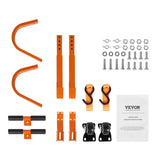 VEVOR Ladder Roof Hook Stabilizer 2 Pack with Wheel Rubber Grip T-Bar Steel V952-TZGG2GFGDSGGV9S52V0