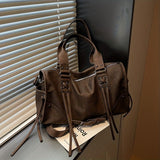 Women'S Travel Tote Bag Brown Travel Bag Stylish Travel Bag Durable Tote - Orange - Size M V1347-127-83039-ORG-M