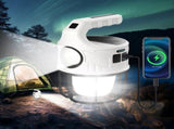 Solar Camping Lantern Lamp Rechargeable Flashlight Emergency Light V1366-AZ2-W-11193